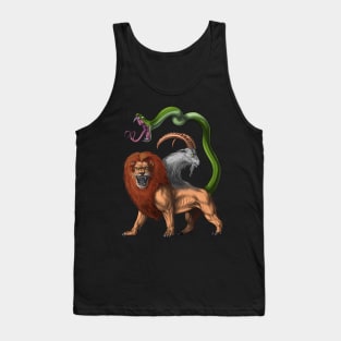 Greek Mythology Creature Chimera Tank Top